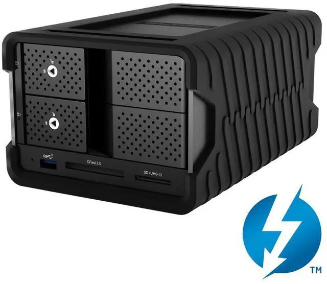 Alt view image 3 of 8 - Glyph, 24TB Blackbox PRO RAID, Enterprise Class, Thunderbolt 3