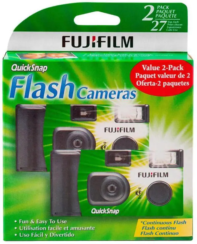 Alt view image 3 of 7 - Fujifilm QuickSnap Flash 400 One Time Use 35mm Camera with Flash, 27 Exposures