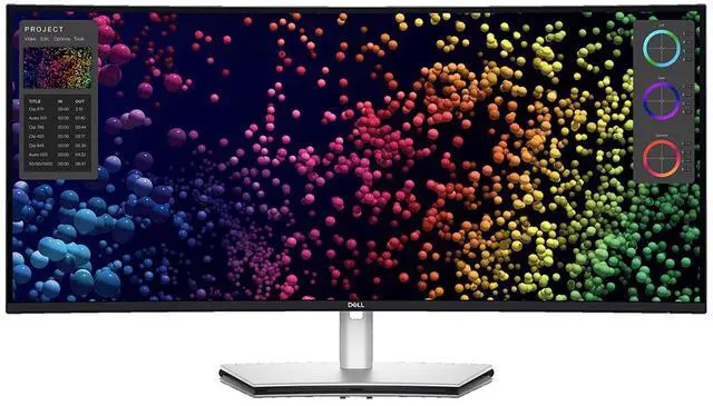 Alt view image 10 of 15 - Dell UltraSharp U4025QW 40"" Class 5K2K WUHD Curved Screen LED Monitor - 21:9