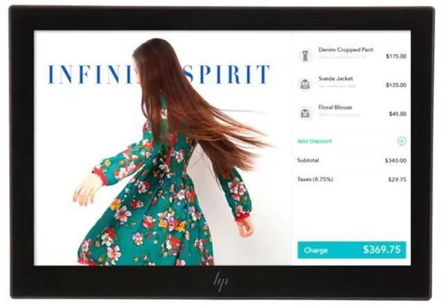 Main image of HP Engage One 10.1" RPOS Portable Monitor IPS 60Hz 500 nits Touchscreen Display (1280x800) - 3F1W9AA#AC3