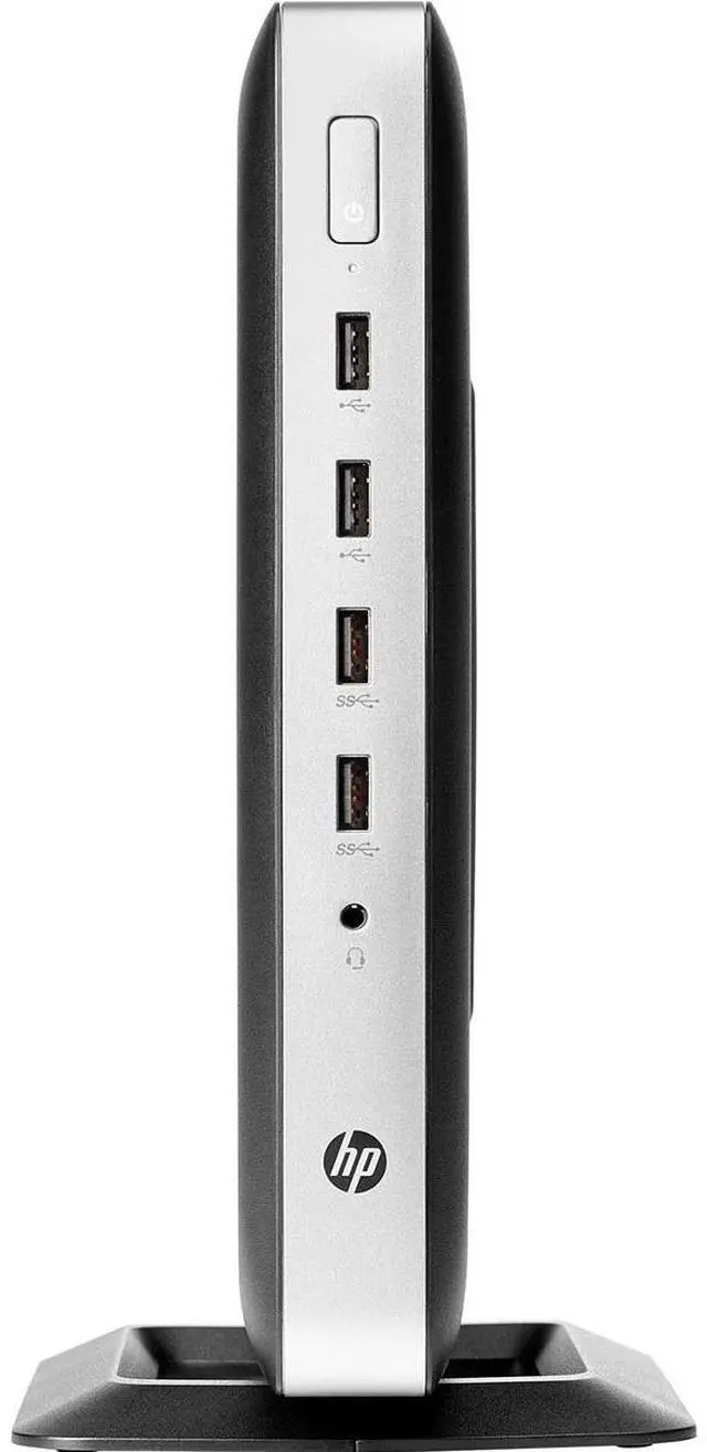 Alt view image 3 of 8 - HP t540 Thin Client Desktop PC AMD Ryzen R1305G Dual-Core Processor 1.50GHz 8GB 64GB Win10 IOT in Black