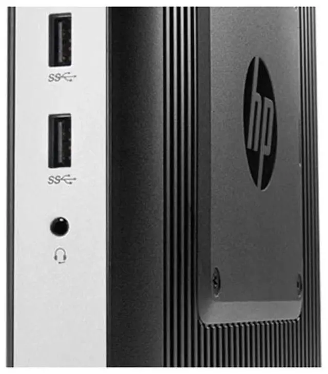 Alt view image 4 of 8 - HP t540 Thin Client Desktop PC AMD Ryzen R1305G Dual-Core Processor 1.50GHz 8GB 64GB Win10 IOT in Black