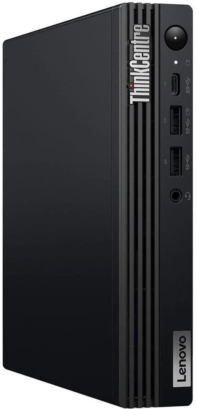 Alt view image 10 of 20 - Lenovo ThinkCentre M70q Gen 5 12TD001MUS Desktop Computer - Intel Core i3 14th Gen i3-14100T - 16 GB - 256 GB SSD - Tiny - Black - Intel Q670 Chip - Windows 11 Pro - Intel UHD Graphics 730 DDR5 SDRAM