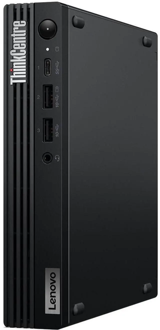 Alt view image 12 of 20 - Lenovo ThinkCentre M70q Gen 5 12TD001MUS Desktop Computer - Intel Core i3 14th Gen i3-14100T - 16 GB - 256 GB SSD - Tiny - Black - Intel Q670 Chip - Windows 11 Pro - Intel UHD Graphics 730 DDR5 SDRAM