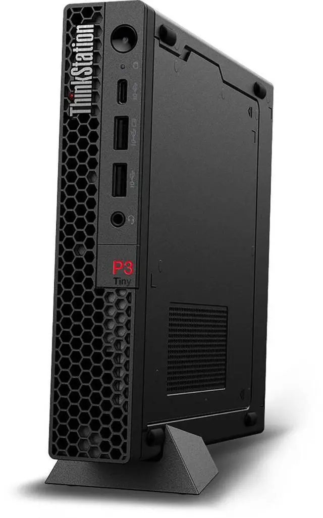 Alt view image 14 of 18 - Lenovo ThinkStation P3 30H00014US Workstation - 1 x Intel Core i7 Hexadeca-core (16 Core) i7-13700T 13th Gen 1.40 GHz - 32 GB DDR5 SDRAM RAM - 1 TB SSD - Tiny - Black - Intel Q670 Chip - Windows 11 Pr