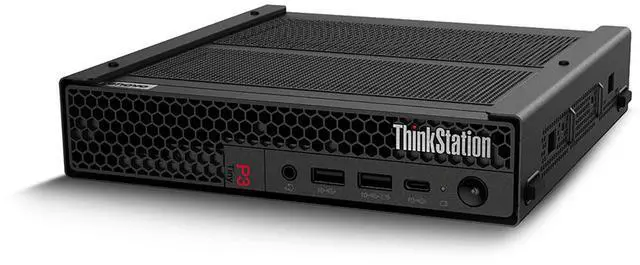 Alt view image 17 of 18 - Lenovo ThinkStation P3 30H00014US Workstation - 1 x Intel Core i7 Hexadeca-core (16 Core) i7-13700T 13th Gen 1.40 GHz - 32 GB DDR5 SDRAM RAM - 1 TB SSD - Tiny - Black - Intel Q670 Chip - Windows 11 Pr