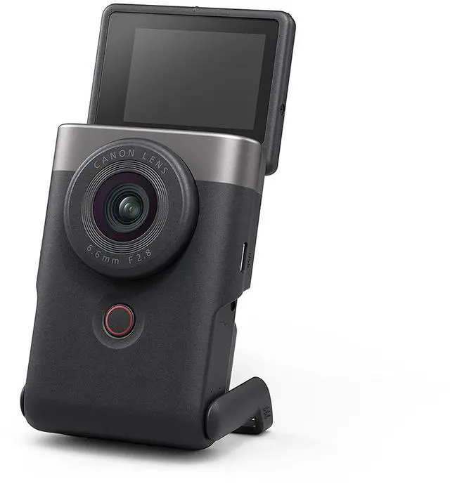 Alt view image 10 of 16 - Canon PowerShot V10 Vlog Camera (Silver) - 5946C002