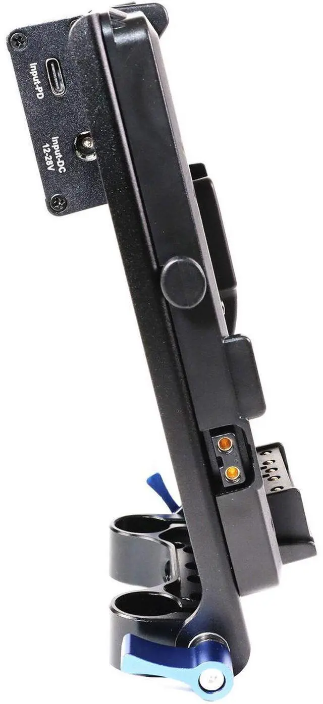 Alt view image 2 of 7 - IndiPRO V-Mount Battery Adapter Plate w/USB Type-C Converter & 15mm Rod System