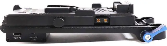 Alt view image 4 of 7 - IndiPRO V-Mount Battery Adapter Plate w/USB Type-C Converter & 15mm Rod System