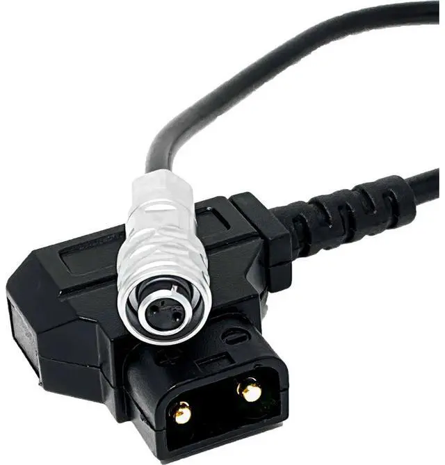 Alt view image 4 of 5 - Kondor Blue 48" D-Tap Male to 2-Pin Power Cable for BMPCC 4K/6K Pro Camera,Black