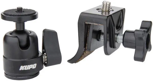 Alt view image 2 of 3 - Kupo Car Window Mount Clamp with Midi Ball Head