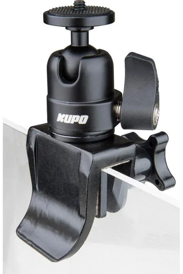 Alt view image 3 of 3 - Kupo Car Window Mount Clamp with Midi Ball Head
