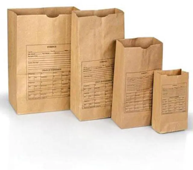 Main image of Safariland Printed Paper Evidence Bags, Style 25, Pack of 100 #3-0023