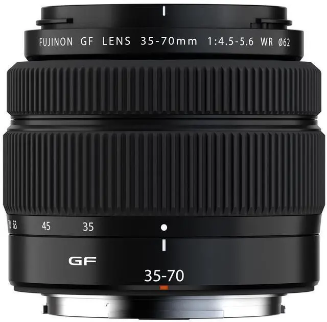 Alt view image 6 of 6 - Fujifilm GF 35-70mm f/4.5-5.6 WR Lens, Black, Bundle with 62mm Digital Essentials Filter Kit and 19x19" Lens Wrap