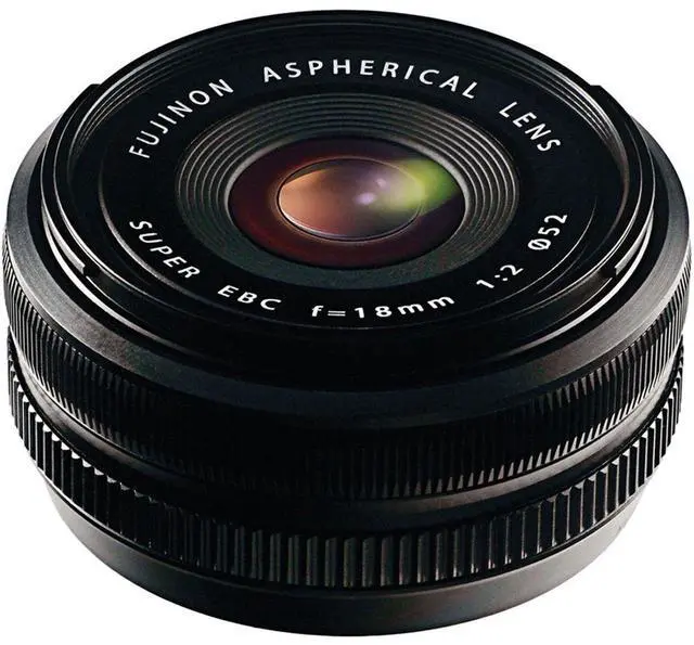 Alt view image 2 of 7 - Fujifilm XF 18mm f/2.0 Lens, Bundle with 52mm Filter Kit, Cleaning Kit, Lens Wrap, Lens Case, Lens Cap Tether and Software Kit