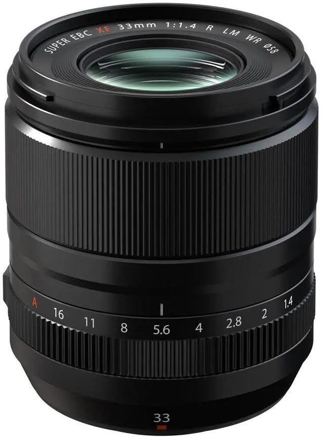 Alt view image 2 of 6 - Fujifilm XF 33mm f/1.4 R LM WR Lens, Black, Bundle with Hoya 58mm UV and CPL Filters