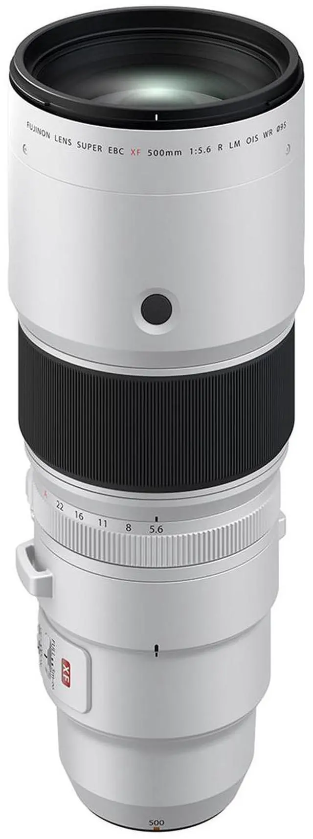 Alt view image 7 of 13 - Fujifilm XF 500mm F5.6 R LM OIS WR Full-Frame Lens, White