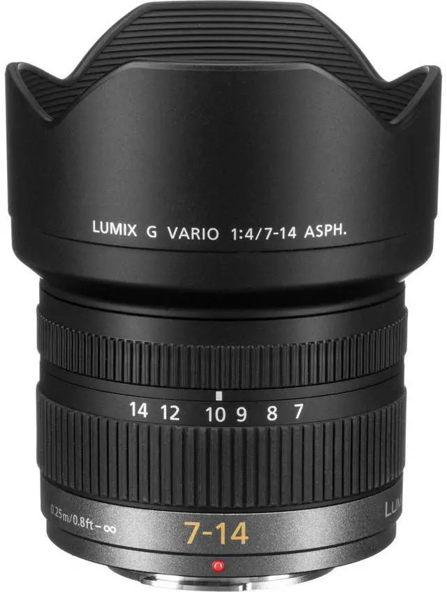 Alt view image 2 of 7 - Panasonic Lumix G Vario 7-14mm f/4 Zoom Lens for Micro 4/3 Mount W/Free ACC KIt