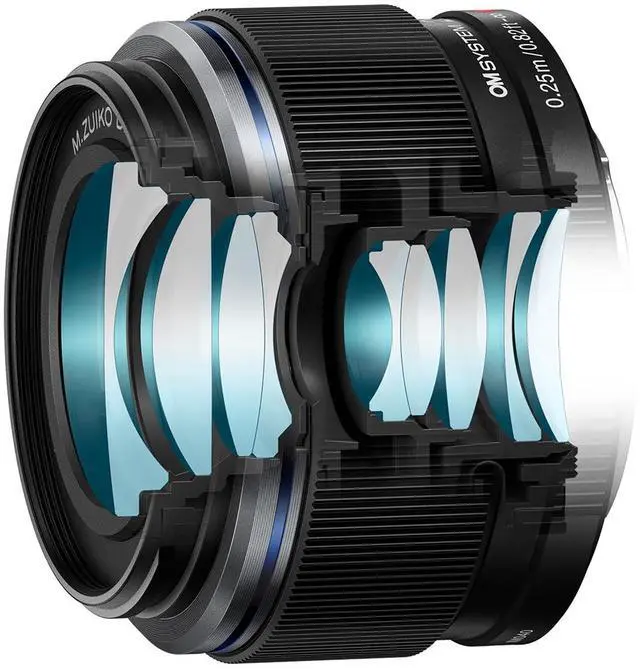 Alt view image 6 of 7 - OM SYSTEM M.Zuiko Digital 25mm f/1.8 II Lens for Micro Four Thirds #V336010BW000