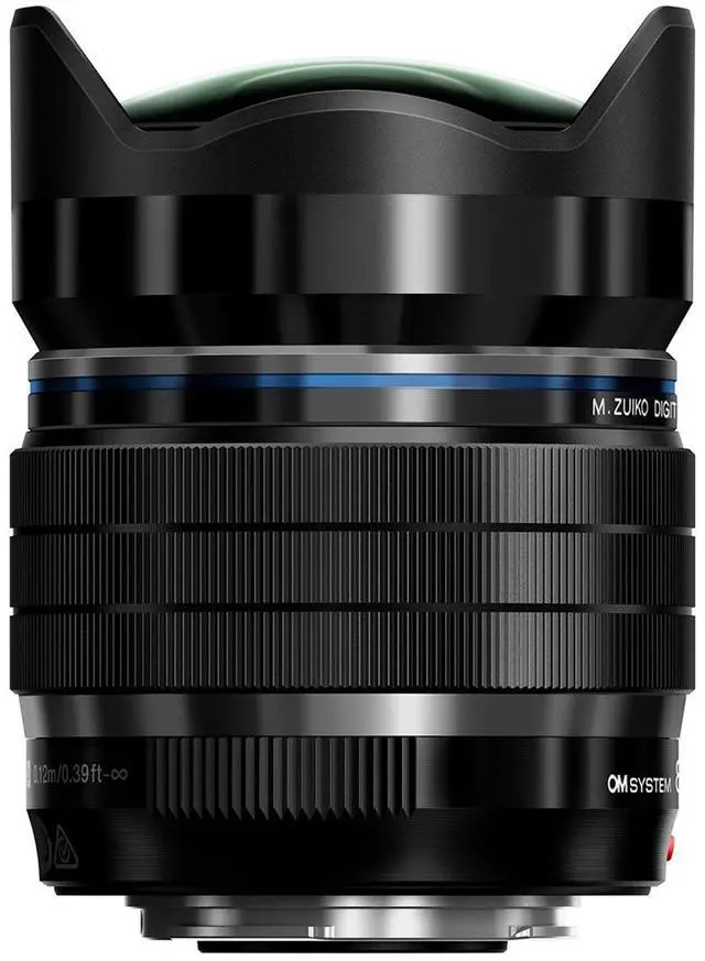 Alt view image 2 of 3 - OM SYSTEM M.Zuiko Digital ED 8mm f/1.8 Fisheye Pro Lens for Micro Four Thirds, Black