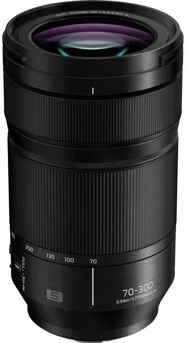 Alt view image 2 of 7 - Panasonic LUMIX S 70-300mm f/4.5-5.6 Lens for L Mount, Bundle with ProOptic 77mm Filter Kit, Lens Pouch, Lens Cleaner, Cleaning Kit, Lens Cap Tether