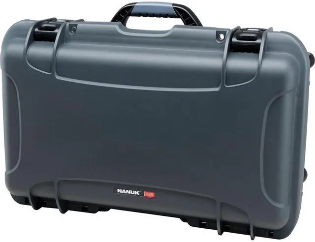Alt view image 2 of 3 - Nanuk 935 Waterproof Carry-On Hard Case with Wheels Empty - Graphite