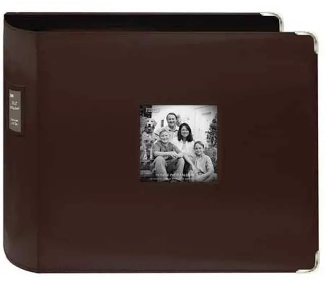 Main image of Pioneer 12x12" Scrapbook Binder, 3 2.5" D-Ring, Brown #T12JF BROWN