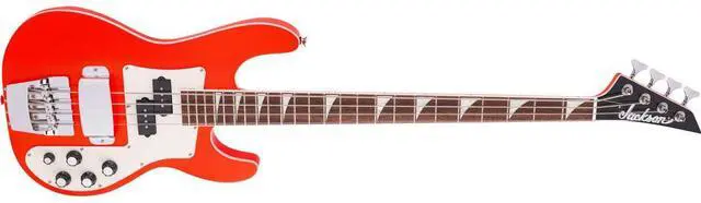 Alt view image 6 of 7 - Jackson X Series Concert Bass CBXNT DX IV Electric Guitar, Laurel Fingerboard, Rocket Red