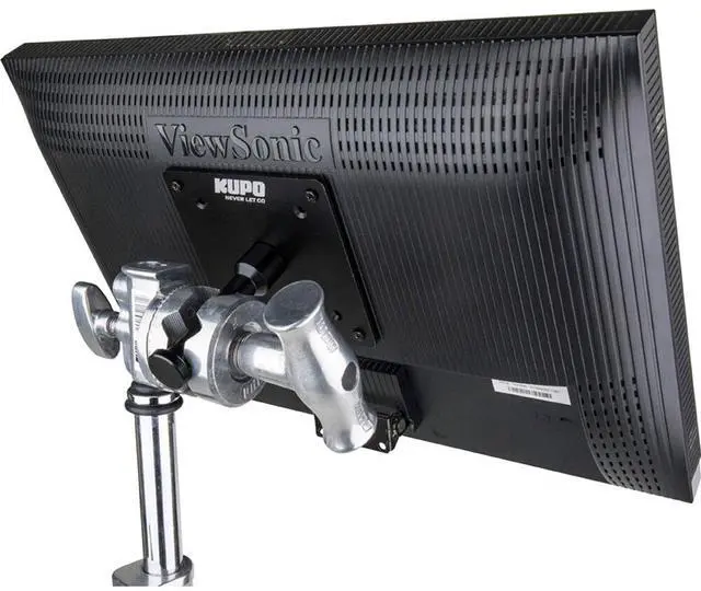 Alt view image 4 of 4 - Kupo 5" Monitor Mounting Plate with Baby Pin #KG028611