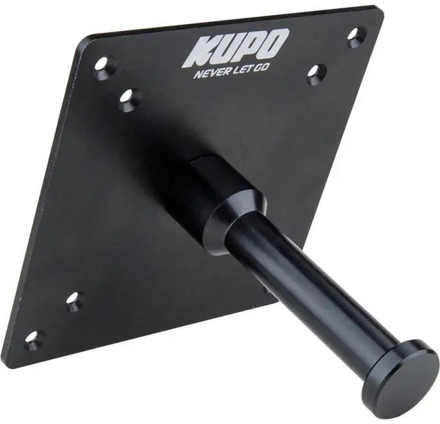 Alt view image 2 of 4 - Kupo 5" Monitor Mounting Plate with Baby Pin #KG028611