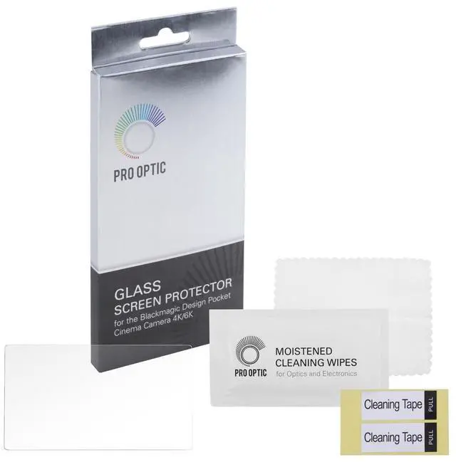 Alt view image 3 of 3 - ProOptic Glass Screen Protector for Blackmagic Design Pocket Cinema Camera 4K/6K & 6k Pro