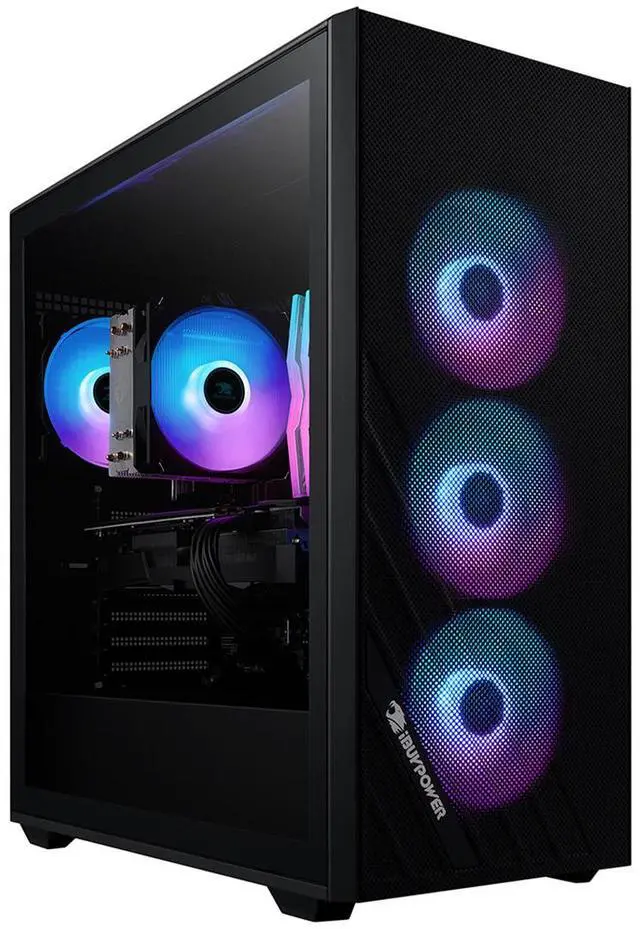 Alt view image 9 of 14 - iBUYPOWER Scale Gaming Desktop - AMD Ryzen 5 4500, AMD Radeon RX 6400 4GB, 16GB DDR4 RGB RAM, 1TB NVMe SSD _SCA5R6401