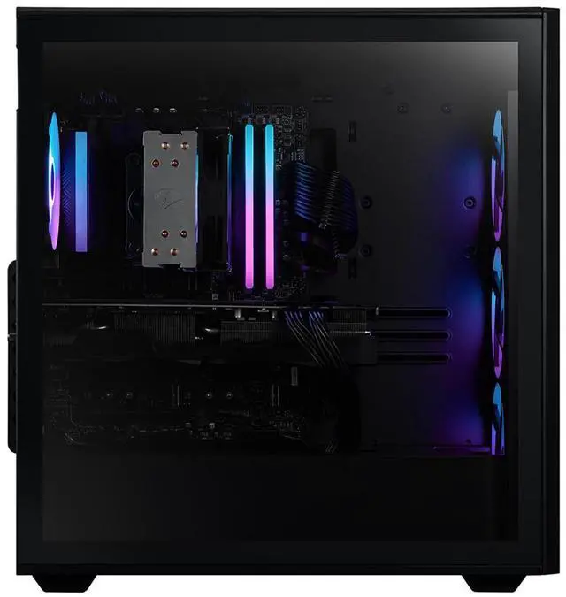 Alt view image 10 of 14 - iBUYPOWER Scale Gaming Desktop - AMD Ryzen 5 4500, AMD Radeon RX 6400 4GB, 16GB DDR4 RGB RAM, 1TB NVMe SSD _SCA5R6401