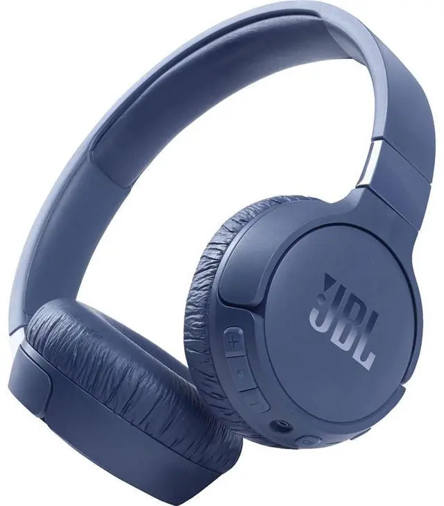 Alt view image 8 of 14 - JBL Tune 660NC Wireless On-Ear Active Noise Cancelling Headphones (Blue)