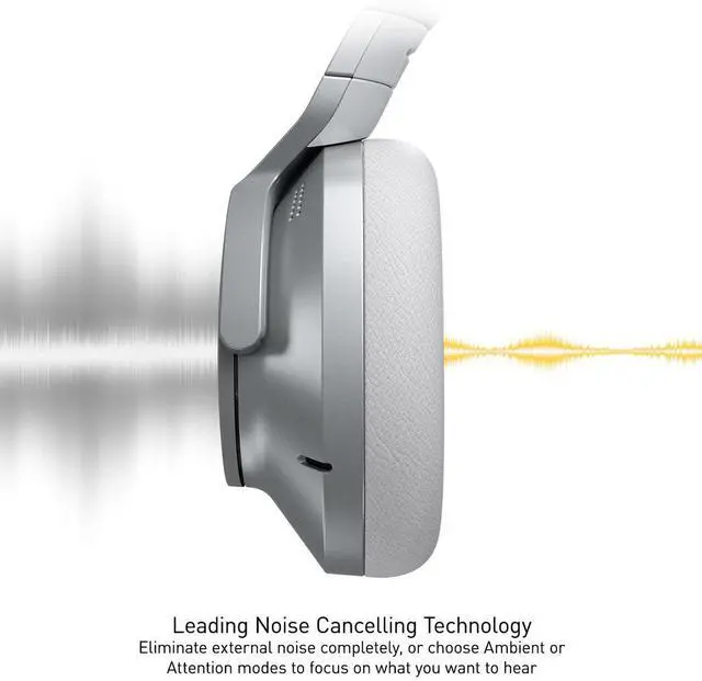 Alt view image 6 of 9 - Technics EAH-A800 Noise Cancelling Wireless Over-Ear Headphones with Microphone  Black