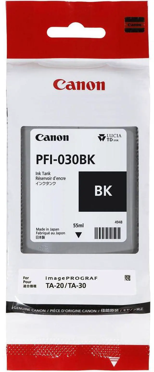 Main image of Canon PFI-030 Pigment Black Ink Tank, 55ml #3489C001AA