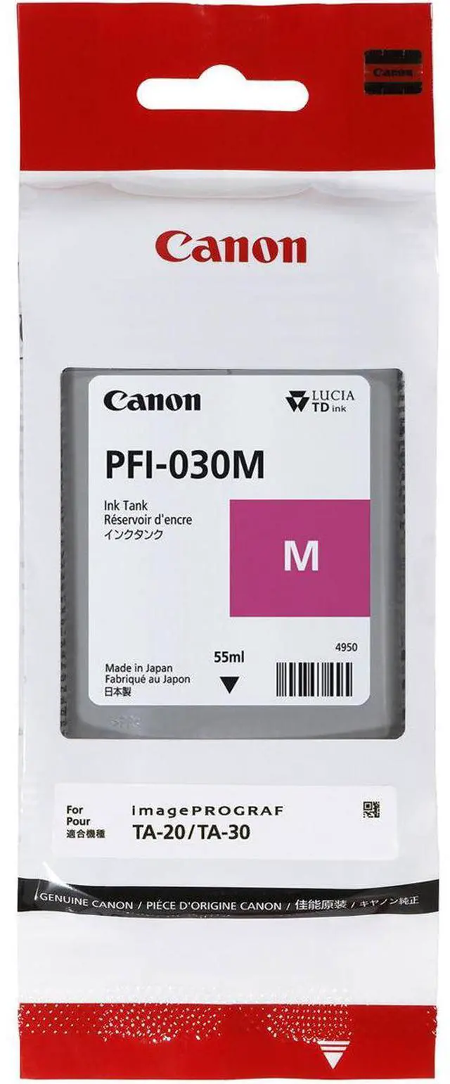 Main image of Canon PFI-030 Pigment Magenta Ink Tank, 55ml #3491C001AA