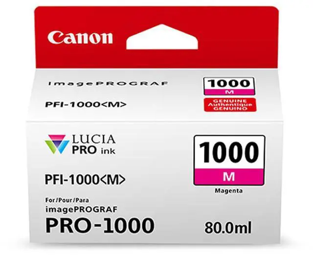 Alt view image 7 of 8 - Canon 0548C002 PFI-1000 Lucia Pro Ink Magenta
