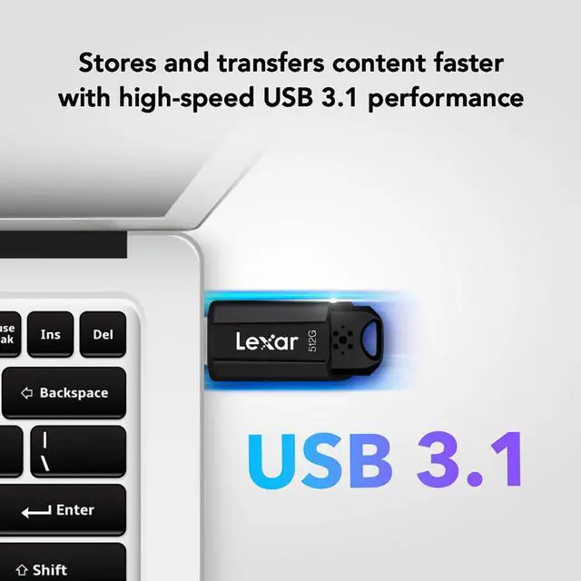 Alt view image 15 of 15 - Lexar Jumpdrive S80 512GB USB 3.1 Flash Drive up to 150MB/s