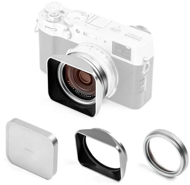 Main image of NiSi NiSi X100 Series NC UV Filter Kit, Silver #NISI-X100-UV49HOODCAP-SIL