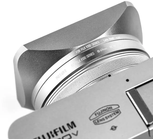 Alt view image 2 of 14 - NiSi NiSi X100 Series NC UV Filter Kit, Silver #NISI-X100-UV49HOODCAP-SIL