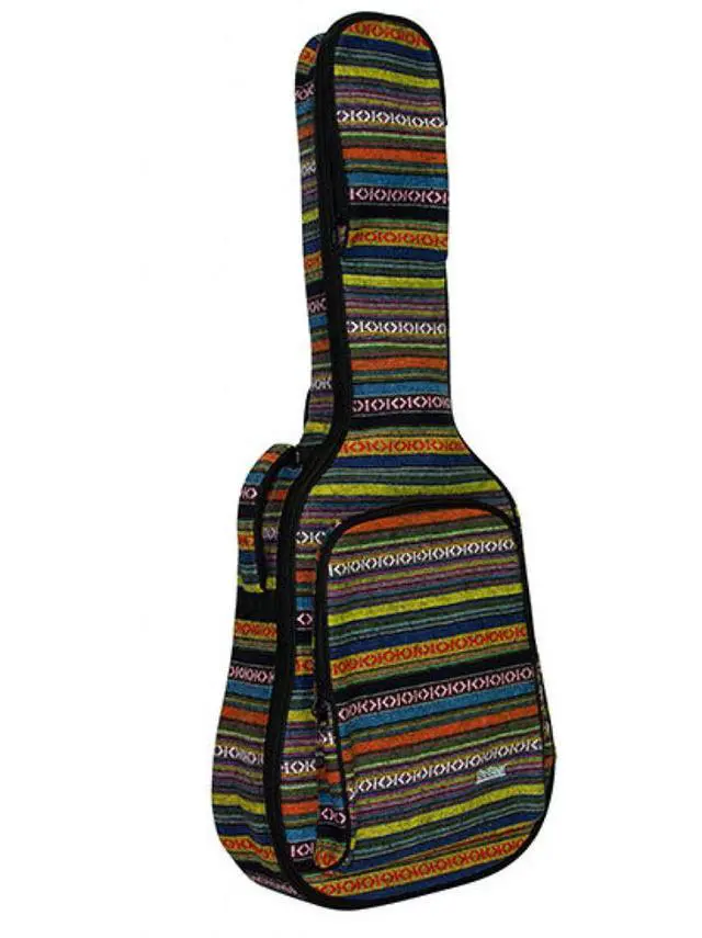 Alt view image 3 of 5 - Striped Acoustic Guitar Bag