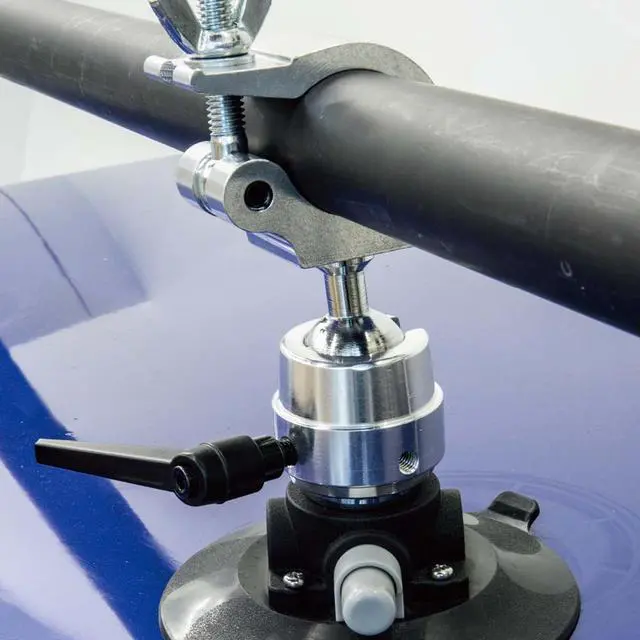 Alt view image 2 of 5 - Kupo 6" Metal Pump Suction Cup with Swivel Coupler for 2" Pipe #KG120311