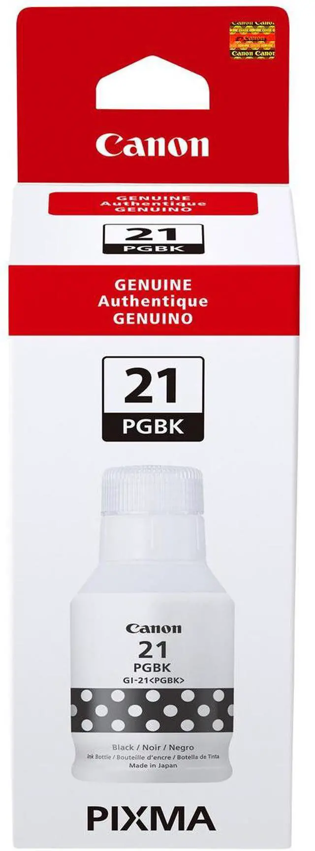 Alt view image 10 of 11 - Canon GI-21 Pigment Black Ink Bottle 4526C001