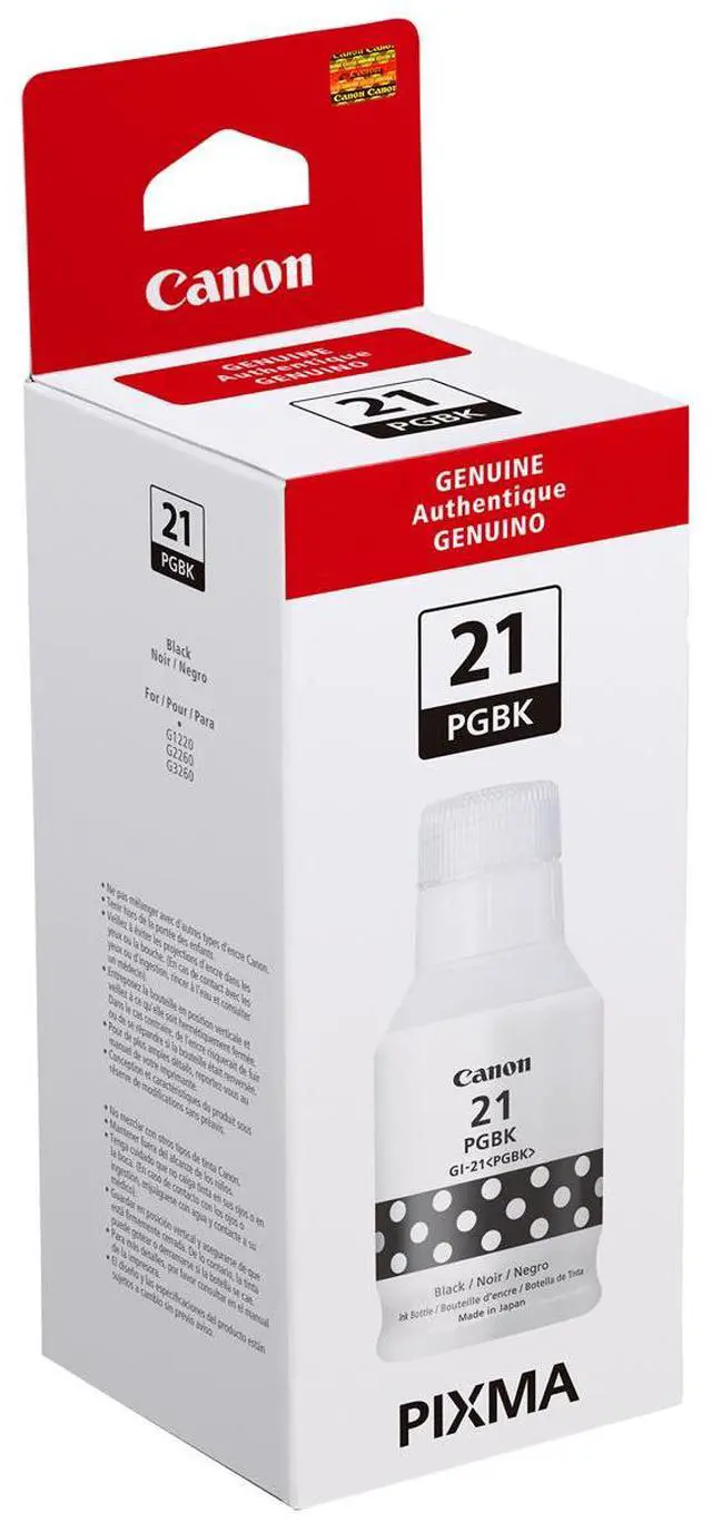 Alt view image 11 of 11 - Canon GI-21 Pigment Black Ink Bottle 4526C001