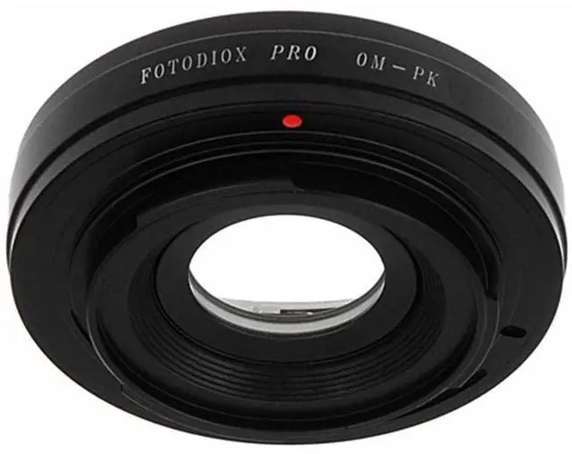 Alt view image 3 of 7 - Fotodiox Mount Adapter with 1.4x Multi-Coated Focus Correction Lens for Olympus OM Lens to Pentax K Mount Camera
