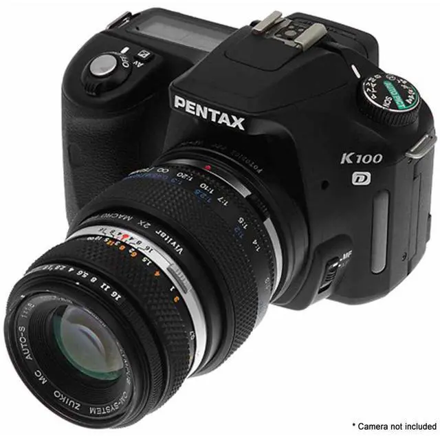 Alt view image 6 of 7 - Fotodiox Mount Adapter with 1.4x Multi-Coated Focus Correction Lens for Olympus OM Lens to Pentax K Mount Camera