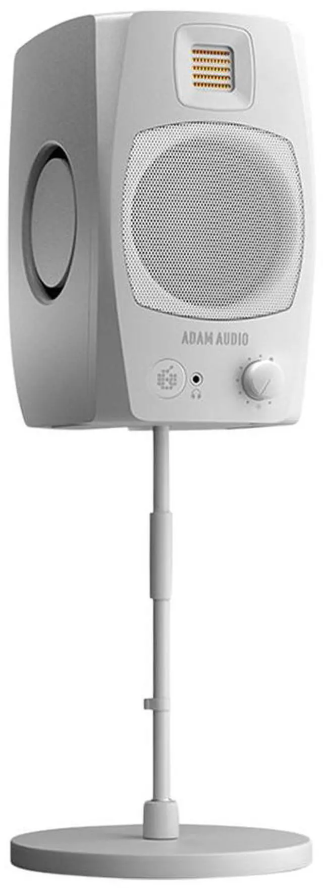 Alt view image 12 of 12 - Adam  Audio D3V Active Desktop Monitoring System (White)