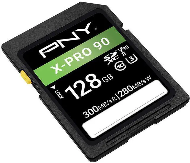 Alt view image 9 of 11 - pny 128gb x-pro 90 class 10 u3 v90 uhs-ii sdxc flash memory card - 300mb/s, class 10, u3, v90, 8k uhd, 4k uhd, full hd, uhs-ii, full size sd