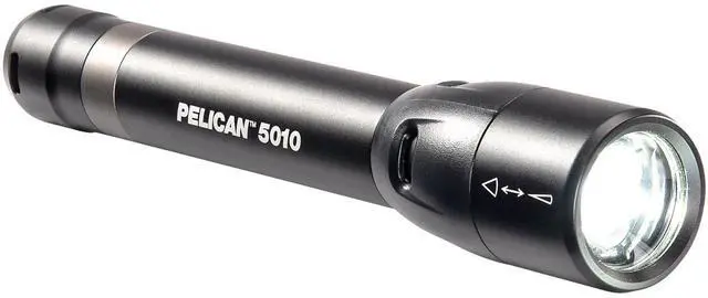 Main image of Pelican 5010 LED Flashlight, 392 Lumens, Black, AA Battery Power #0501000100110